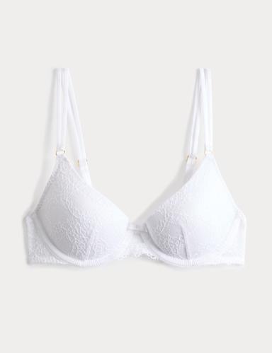 Ida Lace Wired Demi Cup Bra (A-E).