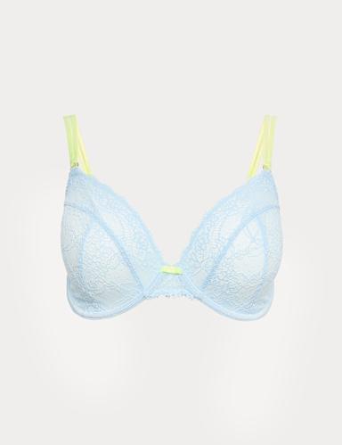 Ida Lace Wired Plunge Bra (F-H).