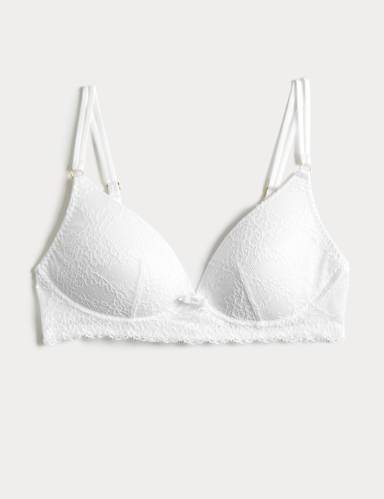 Ida Lace Non Wired Plunge Bra (A-E).