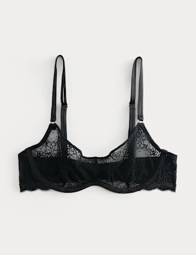 Ida Lace Wired Scoop Bra (A-E).