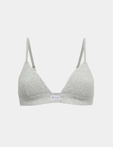 Asta Cotton Rib Non Wired Bralette.