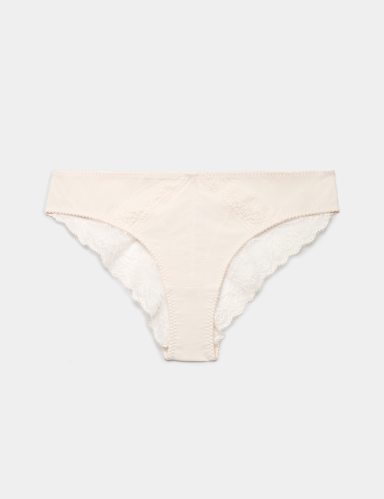 Clara Papertouch Lace Brazilian Knickers.