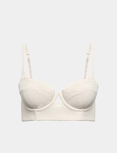 Clara Papertouch Wired Longline Balcony Bra A-E.