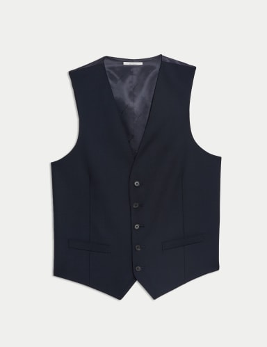 Pure Wool Check Waistcoat.