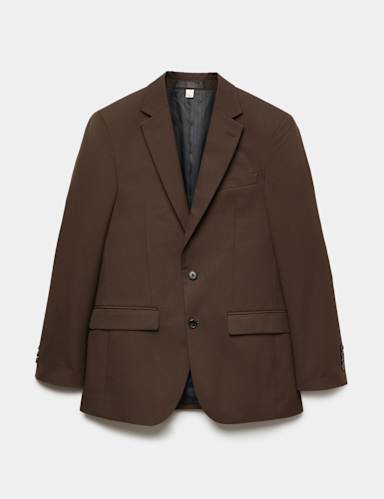 Tailored Fit Textured Jacket.