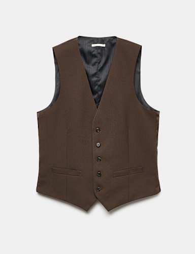 Textured Waistcoat.