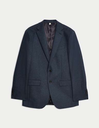 Tailored Fit Wool Rich Tweed Suit Jacket.