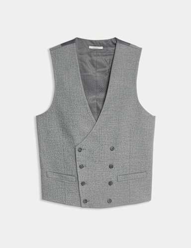 Slim Fit Warm Handle Twill Waistcoat.