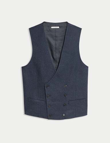 Slim Fit Warm Handle Twill Waistcoat.