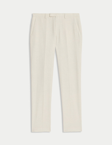 Slim Fit Stretch Suit Trousers.