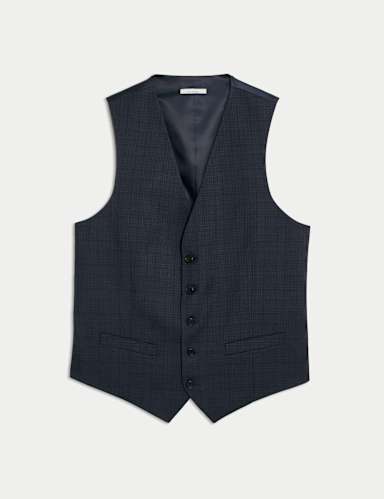 Shadow Check Waistcoat.