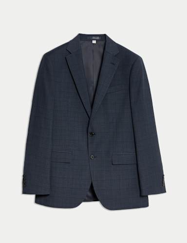 Regular Fit Shadow Check Jacket.