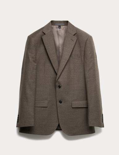 Regular Fit British Pure Wool Suit Jacket.