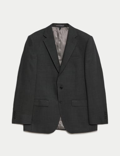Regular Fit Pure Wool Suit Jacket.