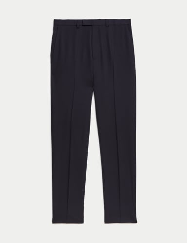 Regular Fit Pure Wool Suit Trousers.
