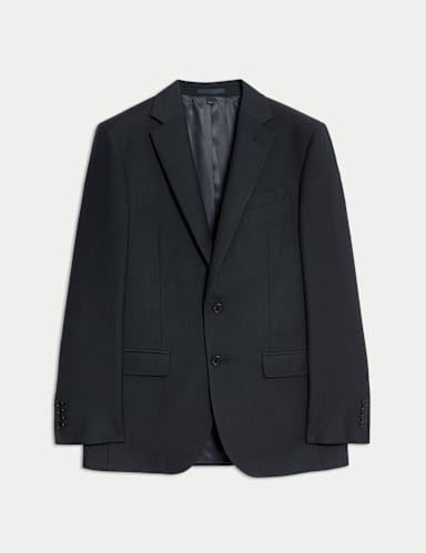 Regular Fit Pure Wool Suit Jacket.