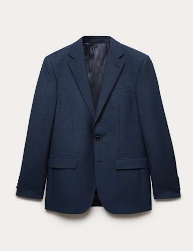 Regular Fit Pure Wool Suit Jacket.