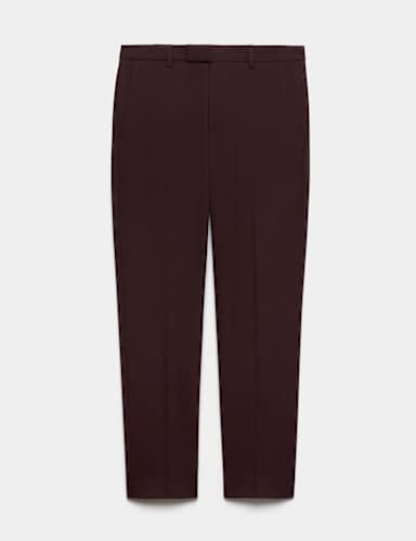 Slim Fit Twill Suit Trousers.