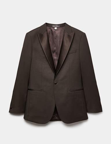 Tailored Fit Stretch Tux Jacket.