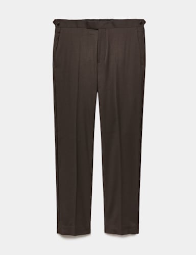 Tailored Fit Tuxedo Trousers.