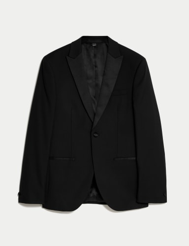 Skinny Fit Stretch Tuxedo Jacket.