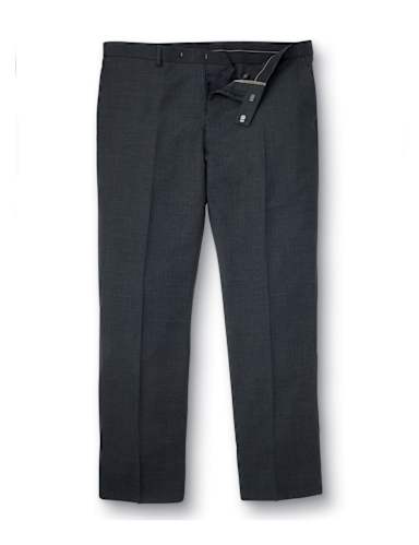 Slim Fit Pure Wool Twill Suit Trousers.