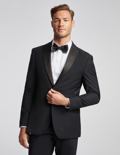 Slim Fit Wool Rich Tuxedo Jacket.