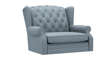 Image of Highland Button Loveseat fabric