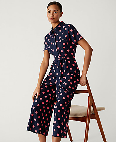 Polka dot jumpsuit m&s deals