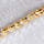 4pk Pure Cotton Beaded Edge Napkins, GOLD, swatch