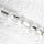 4pk Pure Cotton Beaded Edge Napkins, SILVER, swatch