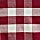 Pure Cotton Gingham Tablecloth, DARK RED, swatch