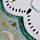 Pure Cotton Celestial Print Bedding Set, GREEN MIX, swatch