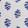 Cotton Blend Mini Leaf Bedding Set, SLATE BLUE, swatch