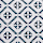 Cotton Blend Geometric Tile Bedding Set, SLATE BLUE, swatch