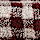 Pure Cotton Gingham Embroidered Towel, OXBLOOD, swatch