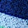 Pure Cotton Striped Reversible Towel, BLUE/GREEN, swatch