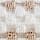 Pure Cotton Spotty Striped Towel, BISCUIT, swatch