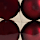 10 Pack Flocked Oversized Shatterproof Baubles, RED, swatch