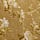 Pure Cotton Floral Kantha Stitch Cushion, OCHRE, swatch