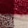 Faux Mohair Checked Throw, RED MIX, swatch