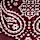 Satin Printed Scarf, BURGUNDY MIX, swatch