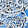 Printed Collared Shirt, BLUE MIX, swatch