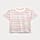 Pure Slub Cotton Checked T-Shirt, IVORY MIX, swatch