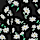 Floral Round Neck Midaxi Tea Dress, BLACK MIX, swatch