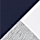 3pk Cotton Rich Lace Trim Vests, NAVY MIX, swatch