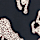 Cotton Modal Printed Long Nightdress, NAVY MIX, swatch