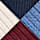 5pk Cotton Rich Ribbed Socks, BLUE MIX, swatch