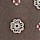 Floral Medallion Tie, BROWN, swatch