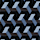 Pure Supima® Cotton Geometric Polo, MID BLUE, swatch